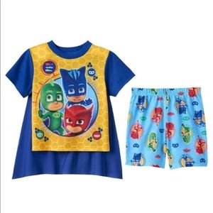 PJMASKS - 2 pcs  & cape pajamas Set (NWT)